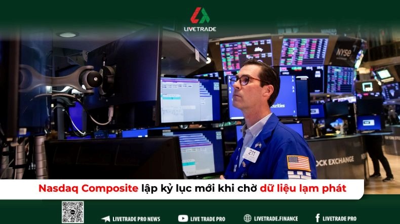 Nasdaq Composite Sets New Record as It Waits for Inflation Data